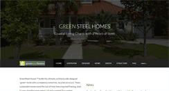Desktop Screenshot of greensteelhomes.com