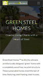 Mobile Screenshot of greensteelhomes.com